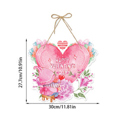 Valentine's Day Decorative Gift Garland Paper Door Hangers